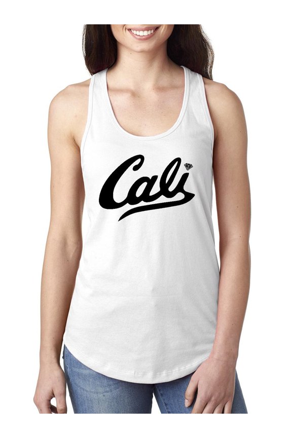 MmF - Women's Racerback Tank Top, up to Women Size 2XL - California Cali