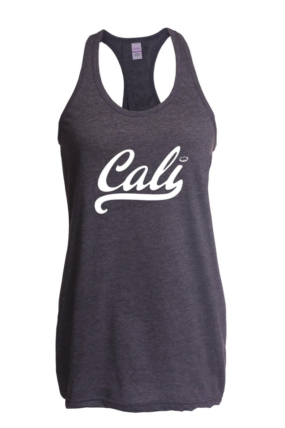 MmF - Women's Racerback Tank Top, up to Women Size 2XL - California Cali