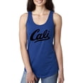 thumbnail image 1 of MmF - Women's Racerback Tank Top, up to Women Size 2XL - California Cali, 1 of 5