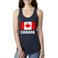 thumbnail image 1 of MmF - Women's Racerback Tank Top, up to Women Size 2XL - Canada Flag, 1 of 5