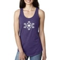 thumbnail image 1 of MmF - Women's Racerback Tank Top, up to Women Size 2XL - Christmas Snowflake, 1 of 5