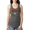 thumbnail image 1 of MmF - Women's Racerback Tank Top, up to Women Size 2XL - Christmas Wrapper, 1 of 5