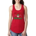 thumbnail image 1 of MmF - Women's Racerback Tank Top, up to Women Size 2XL - Christmas Wrapper, 1 of 5
