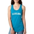 thumbnail image 1 of MmF - Women's Racerback Tank Top, up to Women Size 2XL - Cleveland, 1 of 5