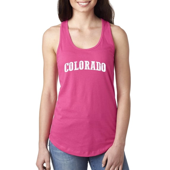 MmF - Women's Racerback Tank Top, up to Women Size 2XL - Colorado