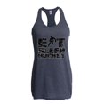thumbnail image 1 of MmF - Women's Racerback Tank Top, up to Women Size 2XL - Eat Sleep Hockey, 1 of 2