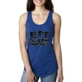 thumbnail image 1 of MmF - Women's Racerback Tank Top, up to Women Size 2XL - Eat Sleep Hockey, 1 of 5