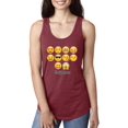 thumbnail image 1 of MmF - Women's Racerback Tank Top, up to Women Size 2XL - Emoji Entourage, 1 of 5