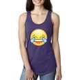thumbnail image 1 of MmF - Women's Racerback Tank Top, up to Women Size 2XL - Emoji Laughing Tears, 1 of 5