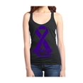 thumbnail image 1 of MmF - Women's Racerback Tank Top, up to Women Size 2XL - Epilepsy Ribbon, 1 of 5
