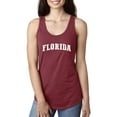 thumbnail image 1 of MmF - Women's Racerback Tank Top, up to Women Size 2XL - Florida, 1 of 5