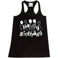 thumbnail image 1 of MmF - Women's Racerback Tank Top, up to Women Size 2XL - Happy Birthday, 1 of 5