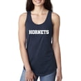 thumbnail image 1 of MmF - Women's Racerback Tank Top, up to Women Size 2XL - Hornets, 1 of 5