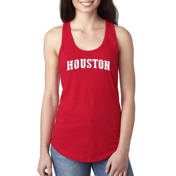 MmF - Women's Racerback Tank Top, up to Women Size 2XL - Houston