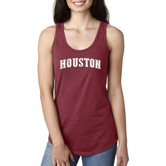 MmF - Women's Racerback Tank Top, up to Women Size 2XL - Houston