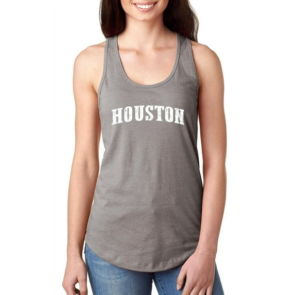 MmF - Women's Racerback Tank Top, up to Women Size 2XL - Houston