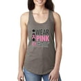 thumbnail image 1 of MmF - Women's Racerback Tank Top, up to Women Size 2XL - I Wear Pink for Someone Special, 1 of 5