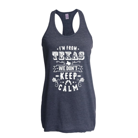 MmF - Women's Racerback Tank Top, up to Women Size 2XL - I am From Texas TX Texas