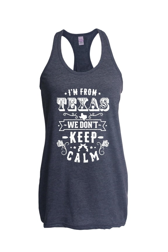 MmF - Women's Racerback Tank Top, up to Women Size 2XL - I am From Texas TX Texas