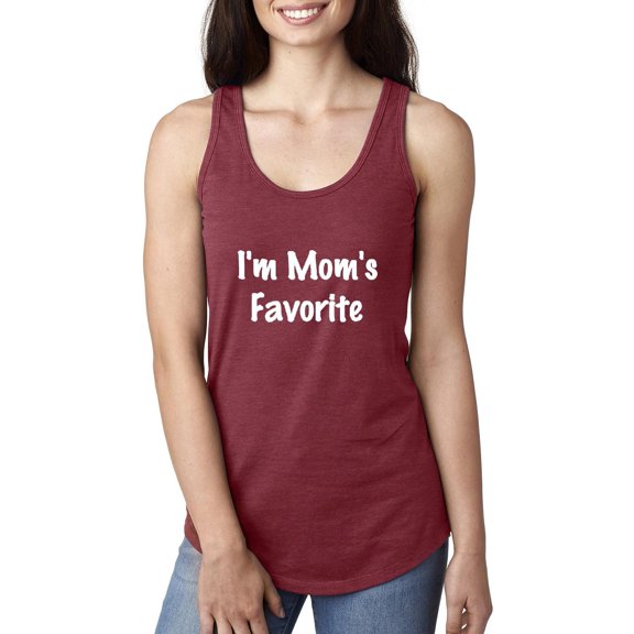 MmF - Women's Racerback Tank Top, up to Women Size 2XL - I'm Mom's Favorite