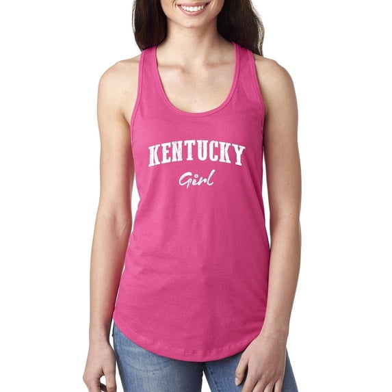 MmF - Women's Racerback Tank Top, up to Women Size 2XL - Kentucky Girl