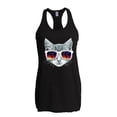 thumbnail image 1 of MmF - Women's Racerback Tank Top, up to Women Size 2XL - Kitty, 1 of 5
