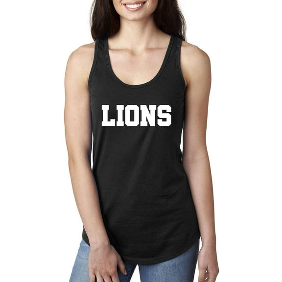 MmF - Women's Racerback Tank Top, up to Women Size 2XL - Lions