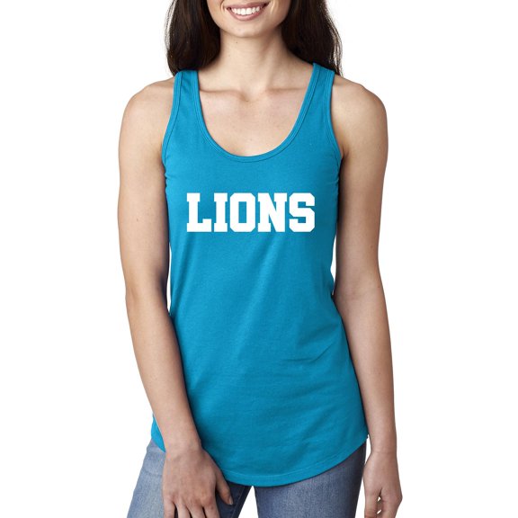 MmF - Women's Racerback Tank Top, up to Women Size 2XL - Lions