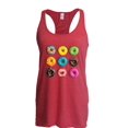 thumbnail image 1 of MmF - Women's Racerback Tank Top, up to Women Size 2XL - Love Food Donuts Doughnuts, 1 of 2