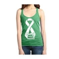 thumbnail image 1 of MmF - Women's Racerback Tank Top, up to Women Size 2XL - Lung Cancer, 1 of 3