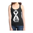thumbnail image 1 of MmF - Women's Racerback Tank Top, up to Women Size 2XL - Lung Cancer, 1 of 5
