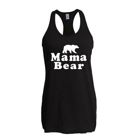 MmF - Women's Racerback Tank Top, up to Women Size 2XL - Mama Bear