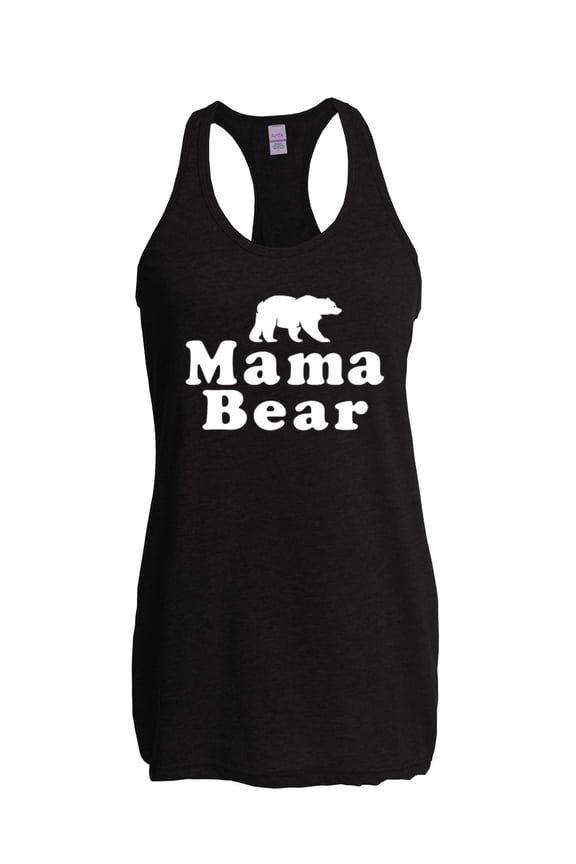 MmF - Women's Racerback Tank Top, up to Women Size 2XL - Mama Bear