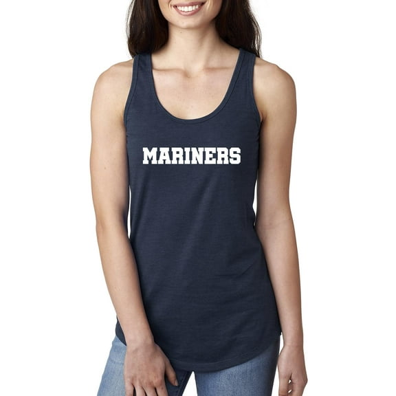 MmF - Women's Racerback Tank Top, up to Women Size 2XL - Mariners
