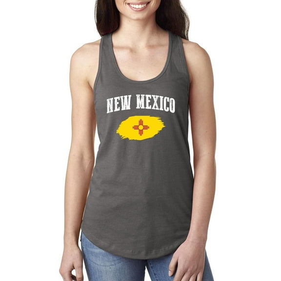 MmF - Women's Racerback Tank Top, up to Women Size 2XL - New Mexico