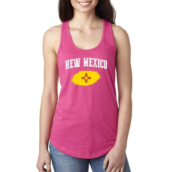 MmF - Women's Racerback Tank Top, up to Women Size 2XL - New Mexico