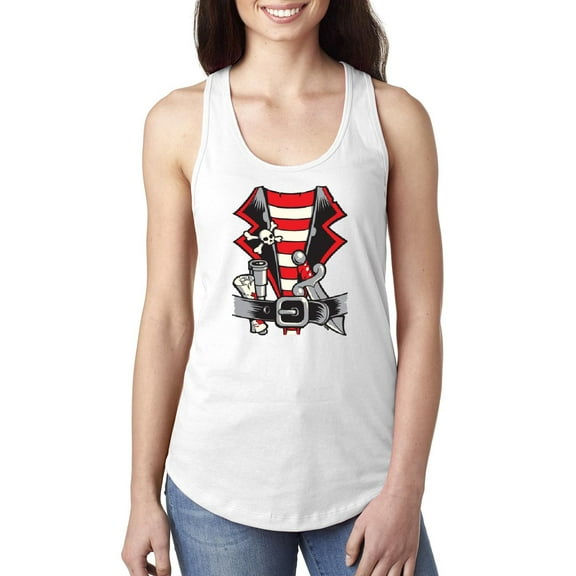 MmF - Women's Racerback Tank Top, up to Women Size 2XL - Pirate Costume