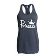 thumbnail image 1 of MmF - Women's Racerback Tank Top, up to Women Size 2XL - Princess Crown, 1 of 2