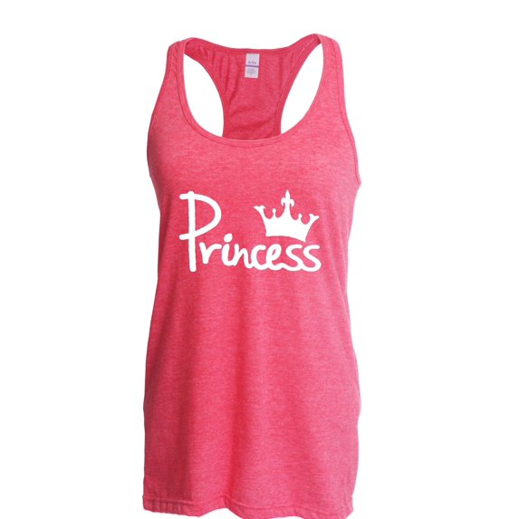 MmF - Women's Racerback Tank Top, up to Women Size 2XL - Princess Crown