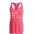 thumbnail image 1 of Women's Racerback Tank Top - Queen Bee I Call, 1 of 5