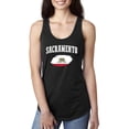 thumbnail image 1 of MmF - Women's Racerback Tank Top, up to Women Size 2XL - Sacramento, 1 of 5