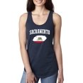 thumbnail image 1 of MmF - Women's Racerback Tank Top, up to Women Size 2XL - Sacramento, 1 of 5