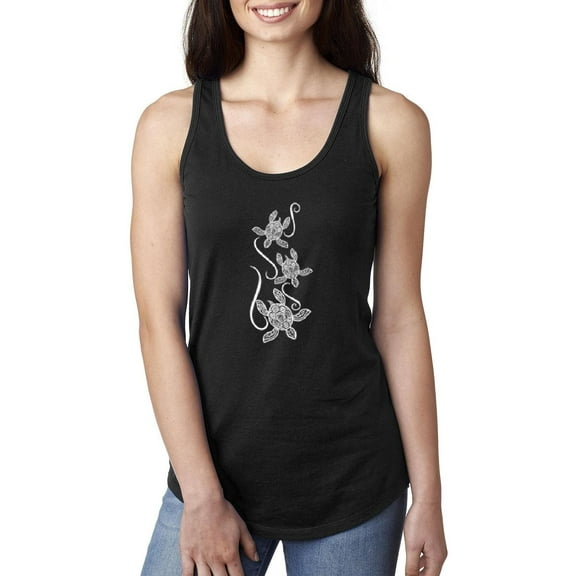 MmF - Women's Racerback Tank Top, up to Women Size 2XL - Sea Turtles Hawaii