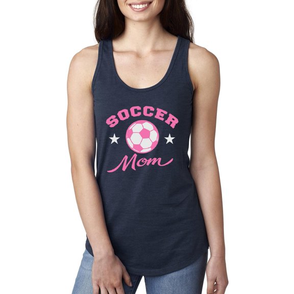 MmF - Women's Racerback Tank Top, up to Women Size 2XL - Soccer Mom
