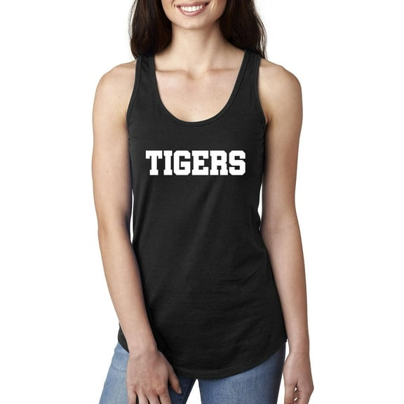 MmF - Women's Racerback Tank Top, up to Women Size 2XL - Tigers
