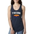 thumbnail image 1 of MmF - Women's Racerback Tank Top, up to Women Size 2XL - Tucson Arizona Flag, 1 of 5