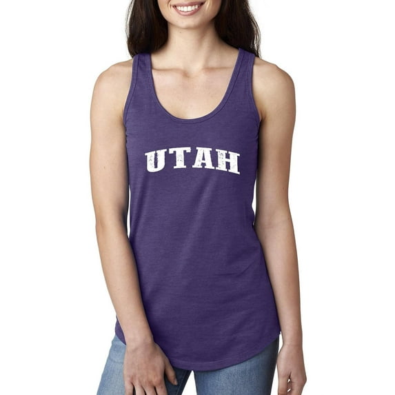 MmF - Women's Racerback Tank Top, up to Women Size 2XL - Utah