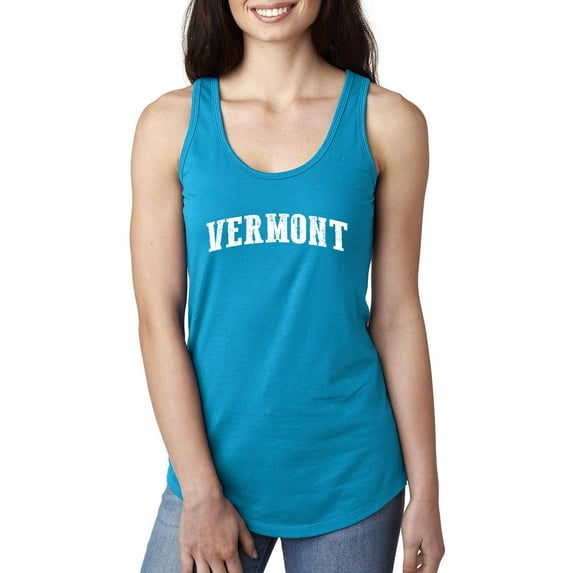 MmF - Women's Racerback Tank Top, up to Women Size 2XL - Vermont