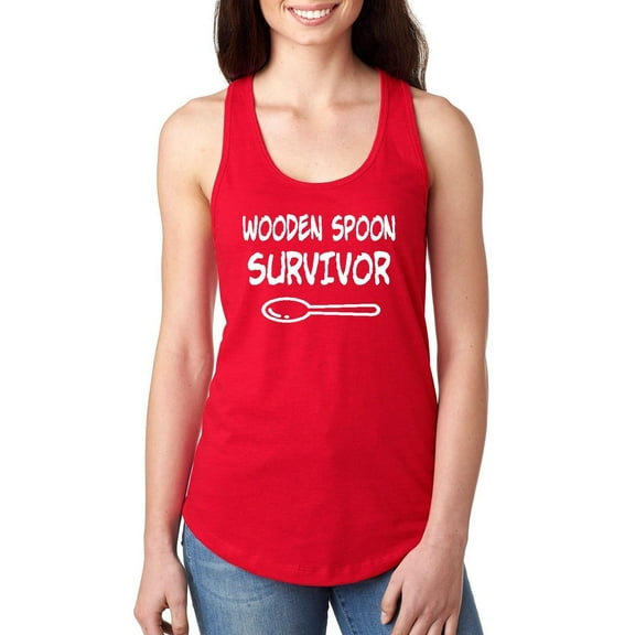 MmF - Women's Racerback Tank Top, up to Women Size 2XL - Wooden Spoon Survivor