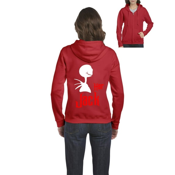 MmF - Women's Sweatshirt Full-Zip Pullover - Halloween His Sally Matching Halloween Couple